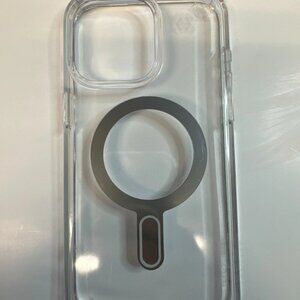 Speck Presidio Perfect-Clear ClickLock MagSafe Case for iPhone 15 Pro Max Clear